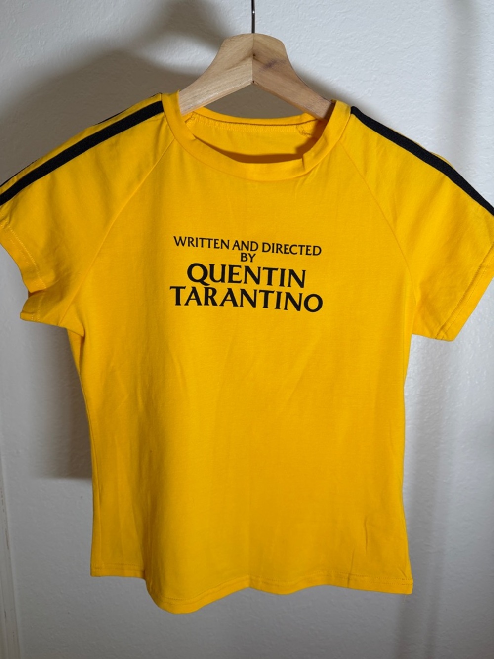 Quentin Tarantino Yellow Graphic Tee